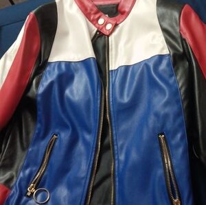 Genuine Multicolor Leather Jacket